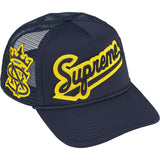 Supreme Multi Embroidery Trucker Cap Navy - ORIGINALFOOK