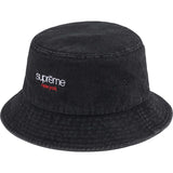 Supreme Black Denim Bucket Hat