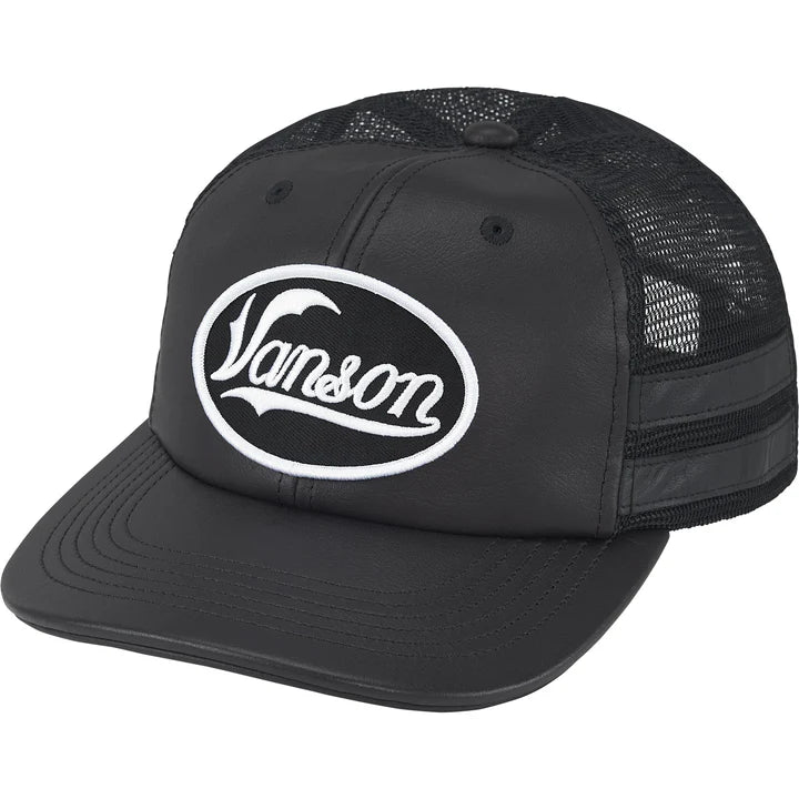 帽子 Supreme Vanson Leathers Mesh Back Cap Where to buy Supreme X Vanson Leather Trucker Cap in Singapore