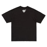 Black Human Made Graphic Duck T-shirt featuring a colorful duck illustration on the front, casual apparel for streetwear style.