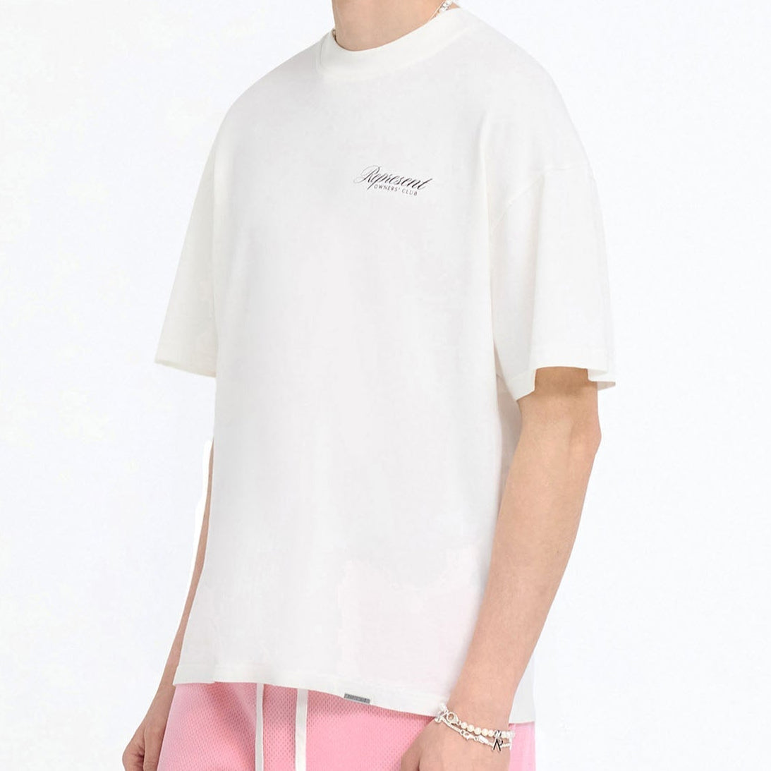 Represent Owners Club Script Tee White REPRESENT REPRESENT - originalfook singapore