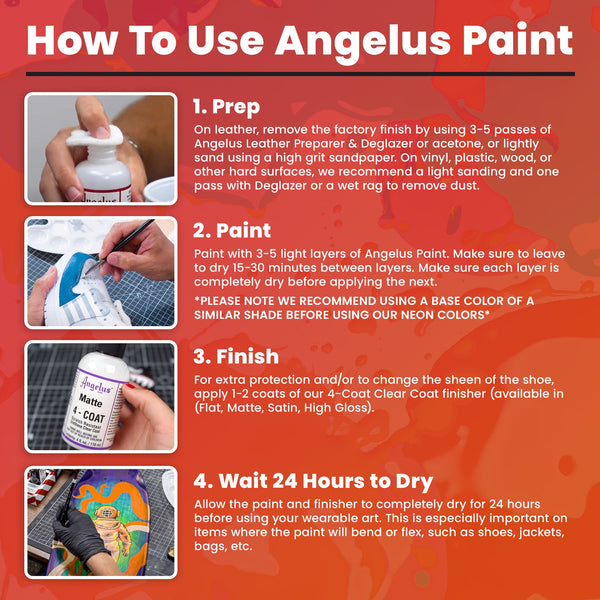 Angelus 12 Color Paint Bundle ORIGINALFOOK