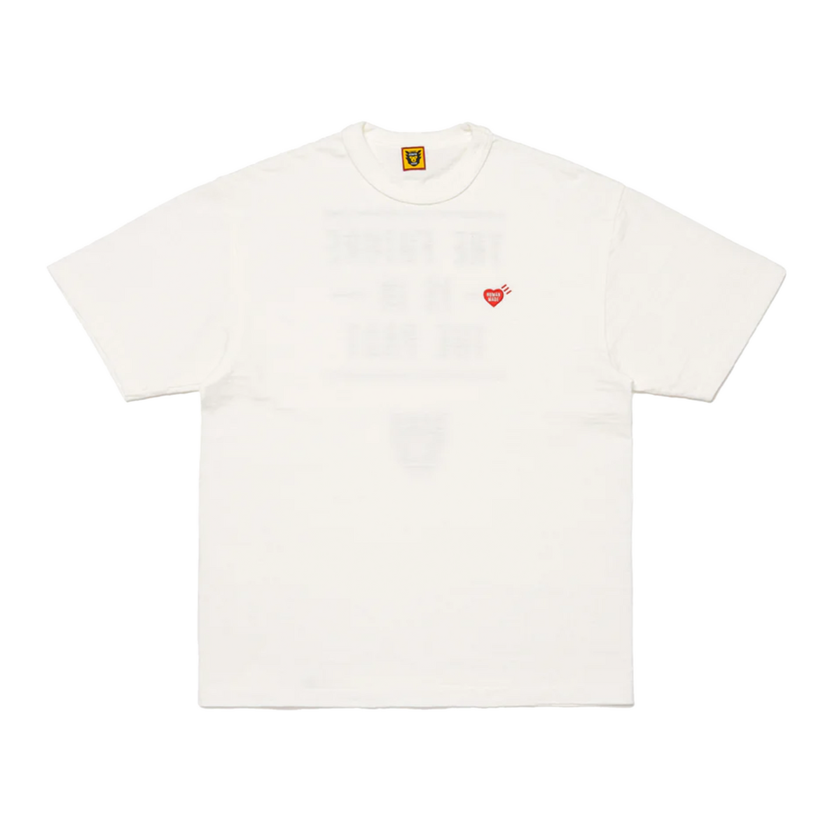 Human Made Heart Badge Slogan Tee White HUMAN MADE HUMAN MADE - originalfook singapore