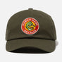 Human Made duck mascot 6-panel cap showing the embroidered duck logo on the front and adjustable strap at the back.