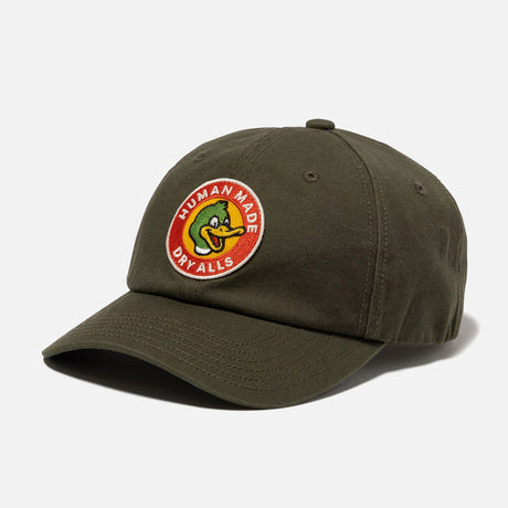 Human Made Duck Mascot 6-panel cap, stylish headwear featuring a colorful duck design and adjustable strap.