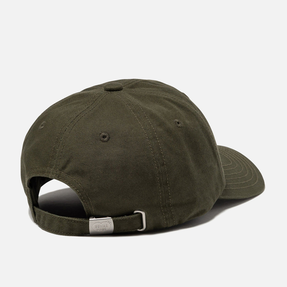 Human Made Duck Mascot 6 Panel Cap, stylish headwear featuring a colorful cartoon duck mascot and adjustable strap.
