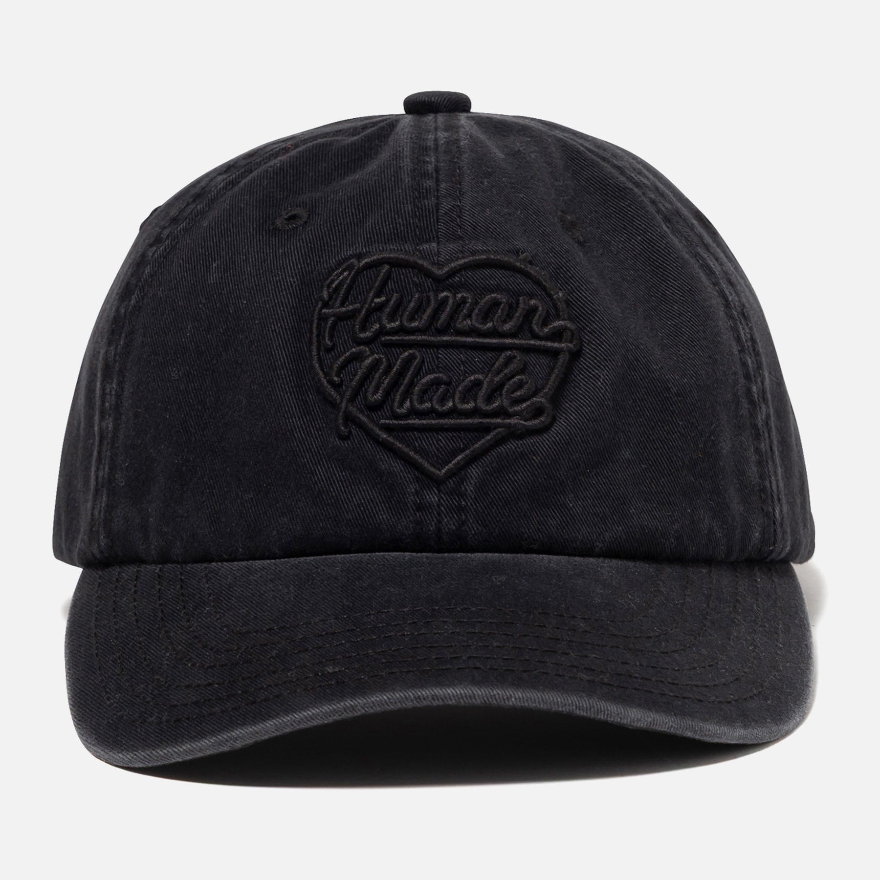 HUMAN MADE ブラックキャップ ハートロゴ Buy Human Made Heart Logo 6 Panel Cap Black online in Singapore