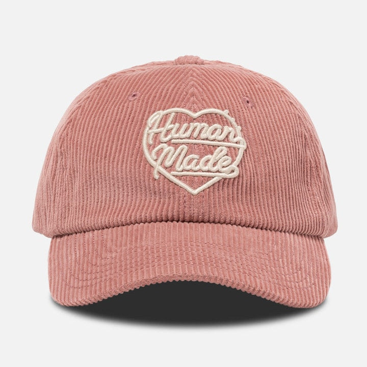Human Made Heart Logo Corduroy Cap Pink