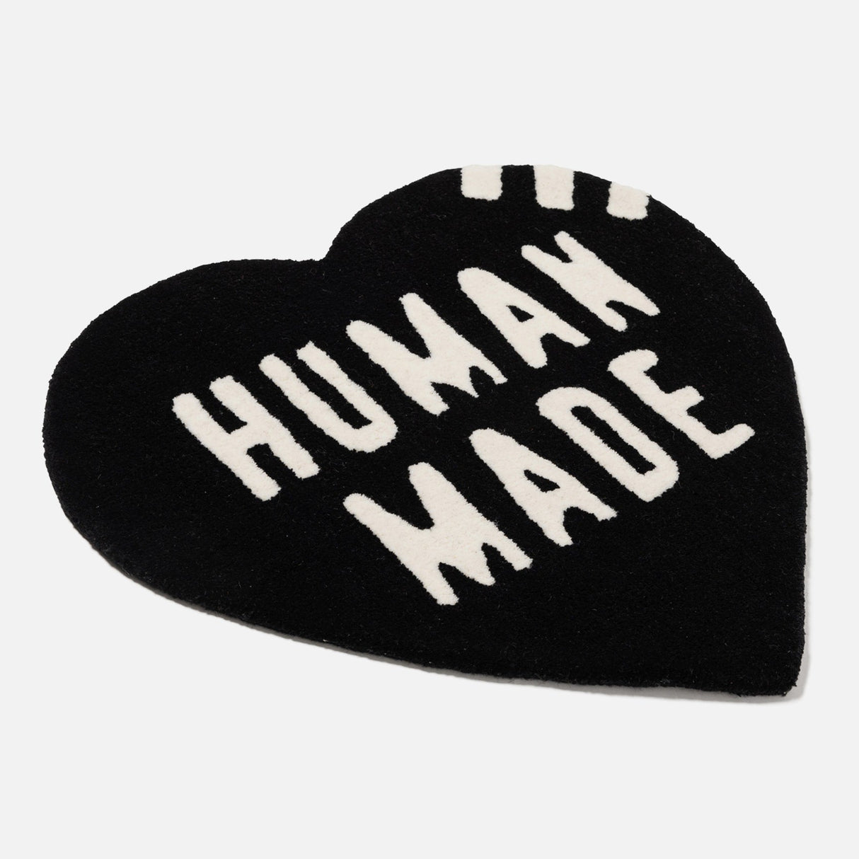 Human Made Heart Medium Rug Black - ORIGINALFOOK