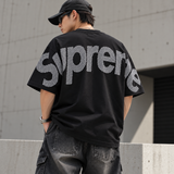 Supreme Checkered Intarsia Tee Black