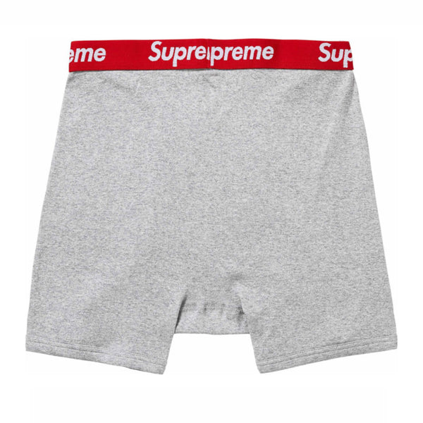Supreme X Hanes Boxer Briefs Grey (Pack of 2) supreme supreme - originalfook singapore