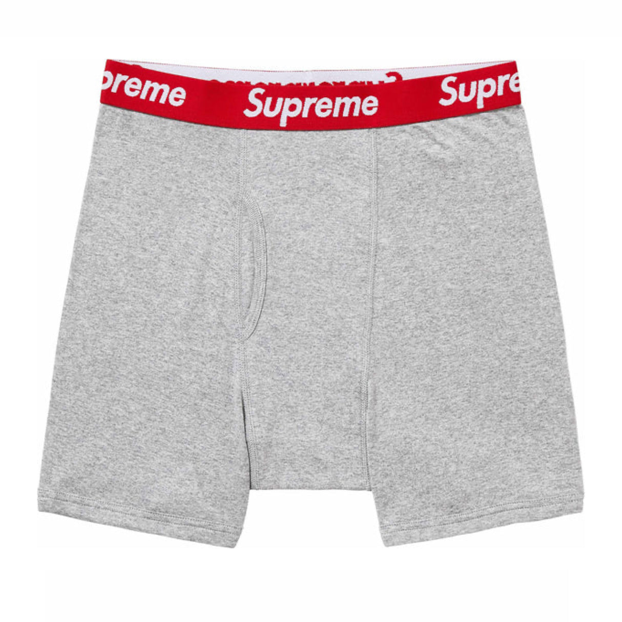 Supreme X Hanes Boxer Briefs Grey (Pack of 2) supreme supreme - originalfook singapore