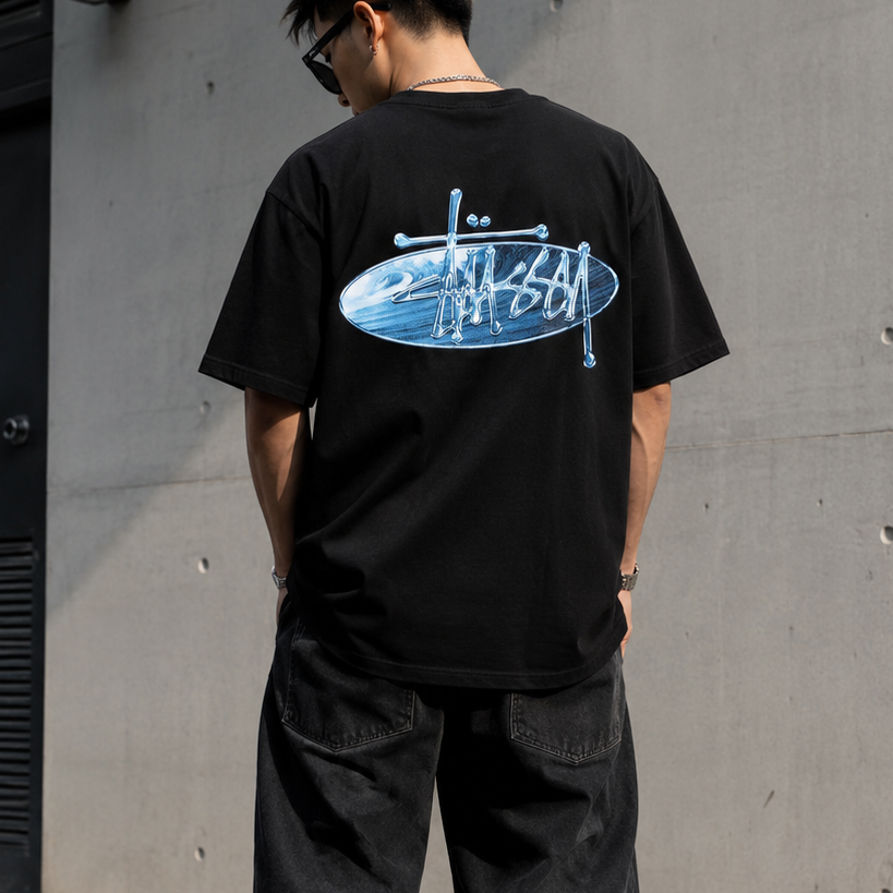 Stussy Wave Tee Black