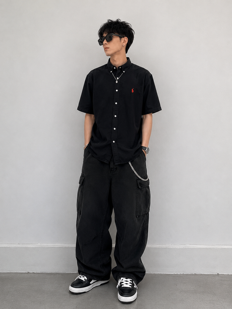 Polo Ralph Lauren Classic Fit Short Sleeve Shirt Black