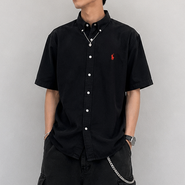 Polo Ralph Lauren Classic Fit Short Sleeve Shirt Black
