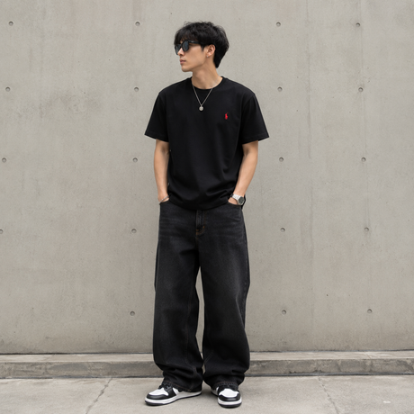 Polo Ralph Lauren Classic Fit Heavyweight Short Sleeve Tee Black