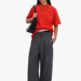 MasonPrince Reflective Oversized Tee Red - ORIGINALFOOK