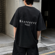 Black Represent Legacy Overprint Tee featuring a bold graphic print and classic crew neck design.