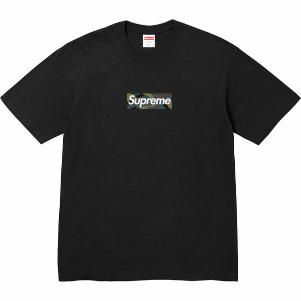 Supreme Camo Box Logo Tee Black supreme supreme - originalfook singapore