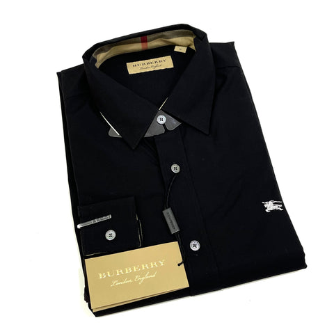 (40% Off) Burberry Cambridge Long Sleeve Shirt Black