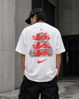 White Palace x Nike England T-shirt with logo and design details, featuring Nike branding and casual fit.