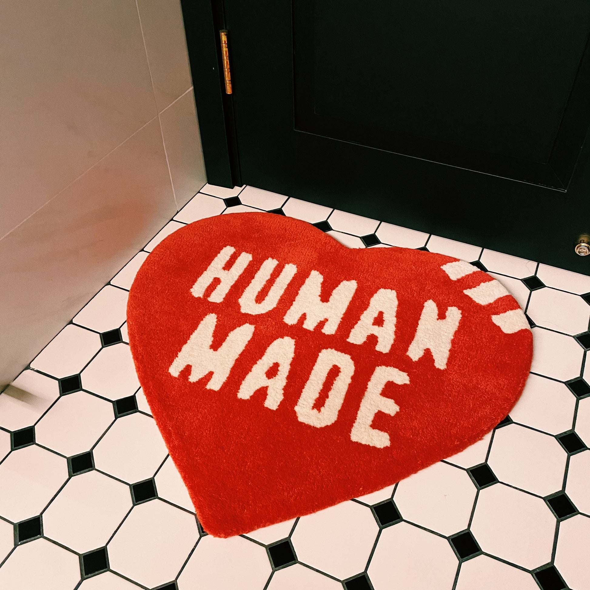 小物 HUMAN MADE Heart Rug red Buy Human Made Heart Medium Rug Red online in Singapore