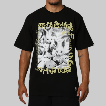 FR2 We are Fxxking Rabbits Tee Black