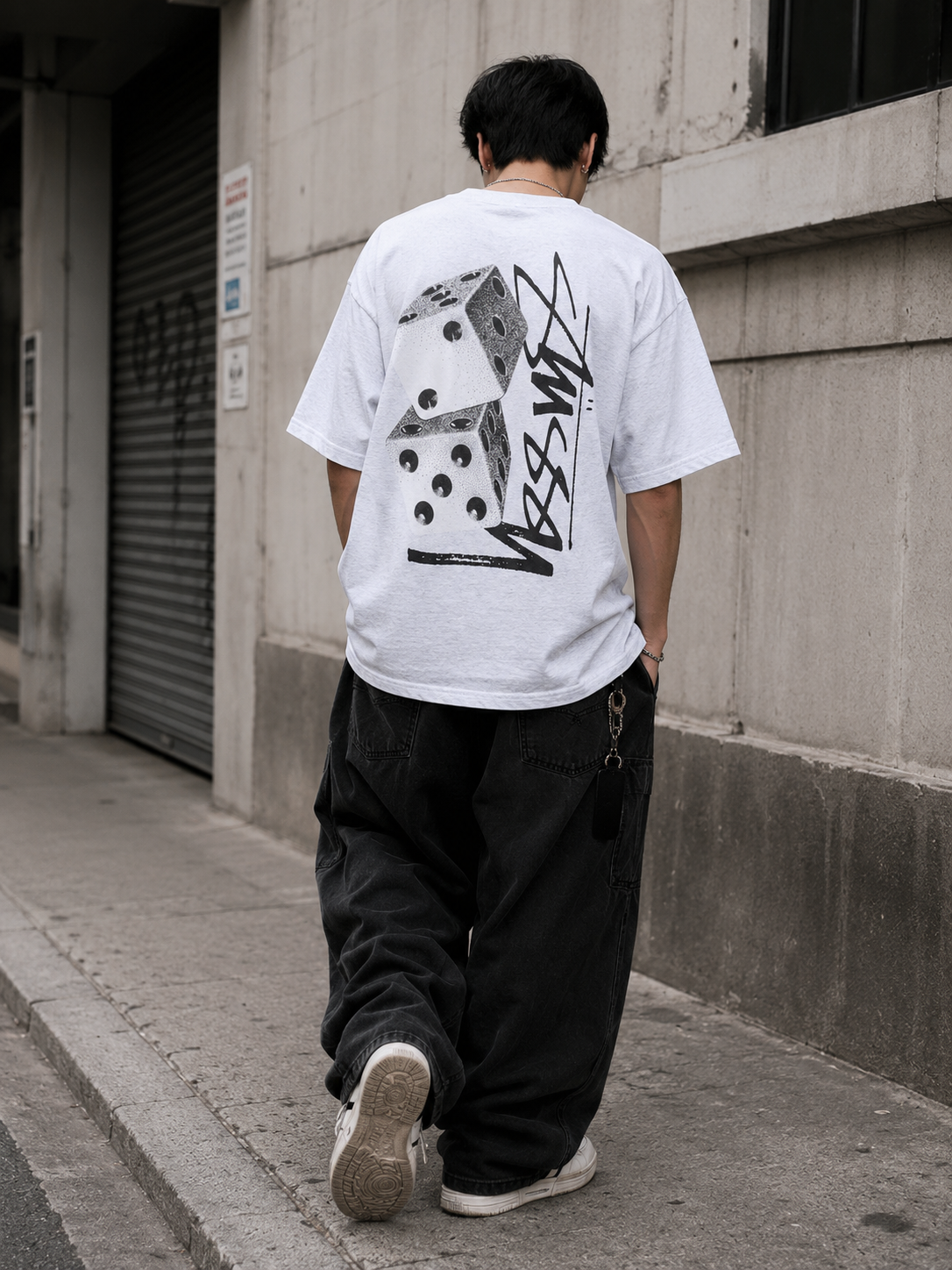 Stussy Tall Dice Tee Ash Heather