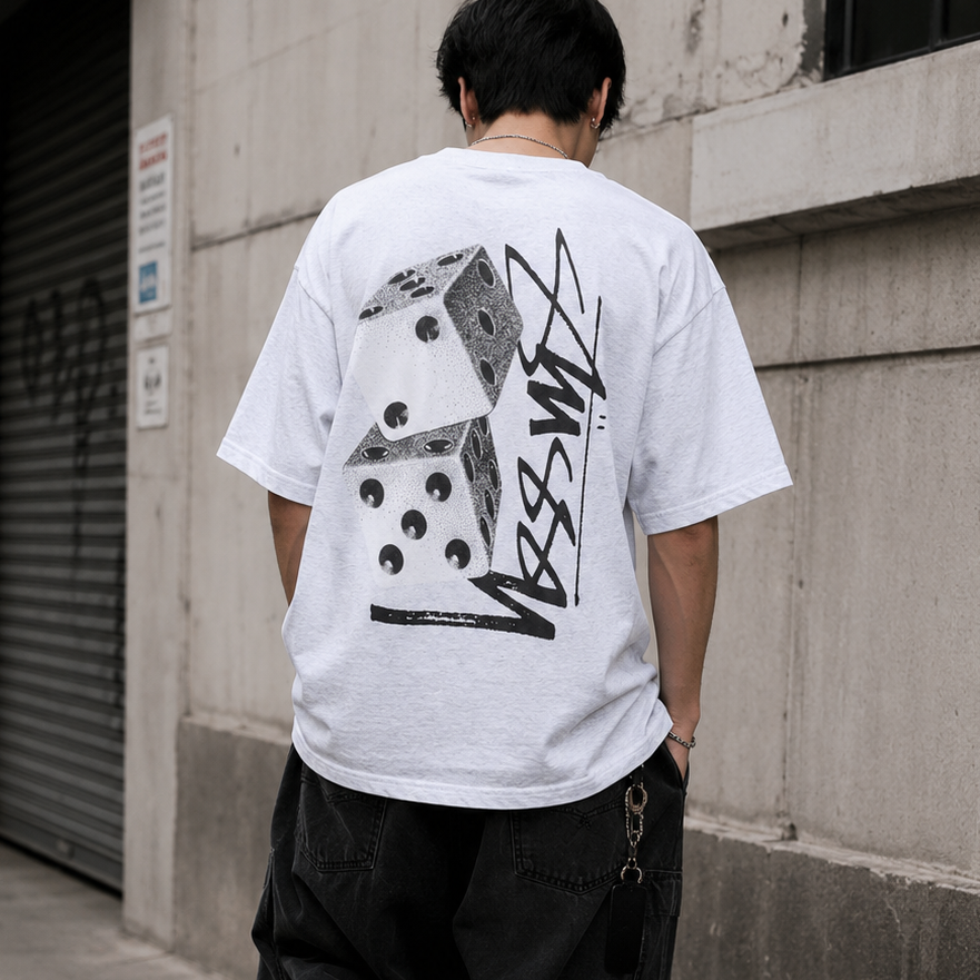 Stussy Tall Dice Tee Ash Heather