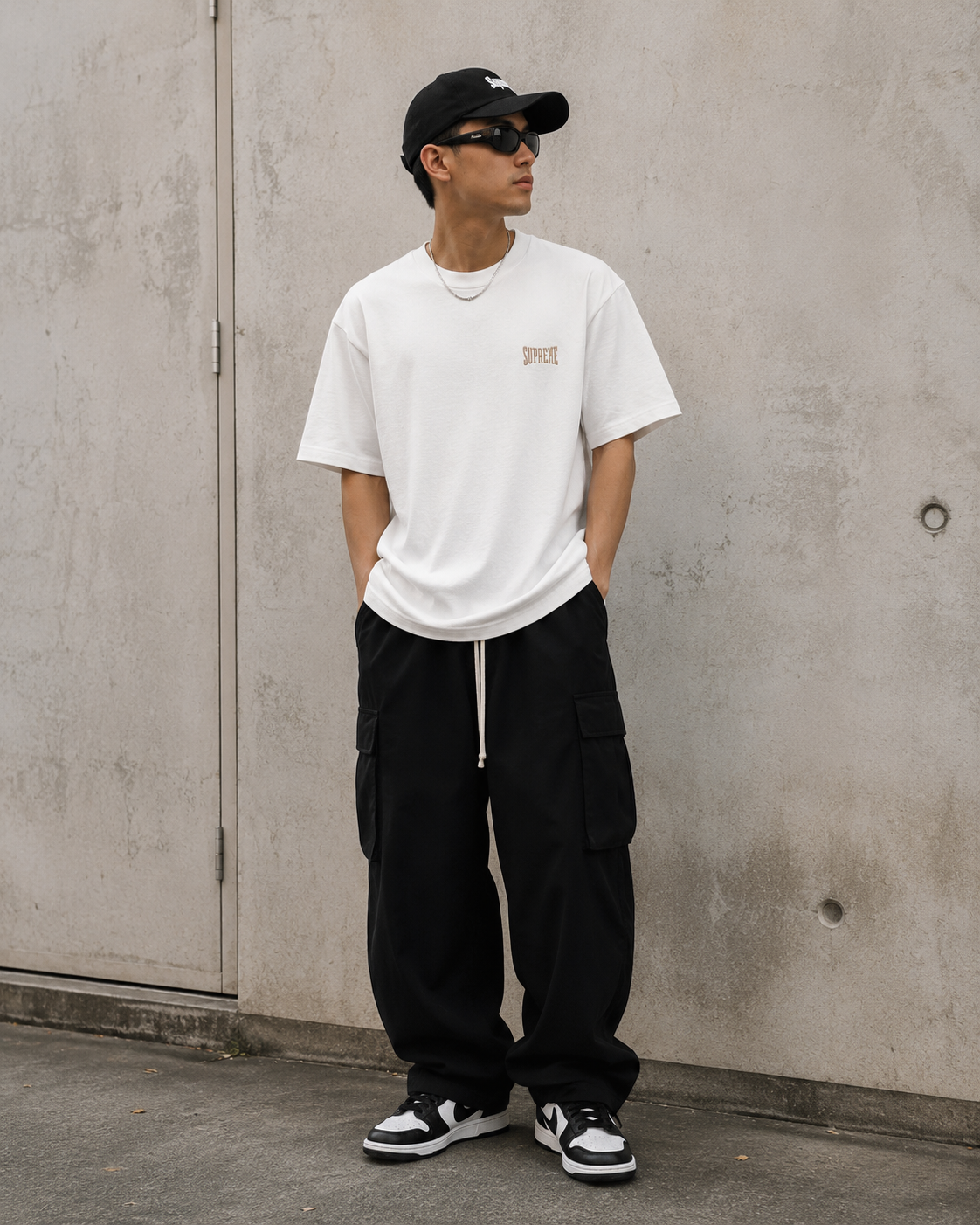 Supreme Warm Up Logo Tee White