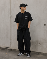Mastermind Loopwheel Emboidery Logo Tee Black