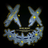 Rickyisclown Spark Leather Patch Tee Black R37250407C D11 - ORIGINALFOOK