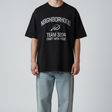 Black Neighborhood NH-8 SS Tee shirt with short sleeves and crew neckline, made of soft fabric.