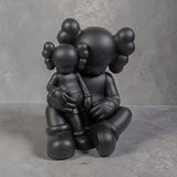 Black KAWS Holiday Changbai Mountain figure accessory featuring the iconic designer character and detailed craftsmanship.