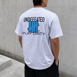 Undefeated Trademark Tee Heather from UNDEFEATED featuring a casual fit and printed logo on soft heather fabric.
