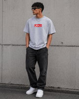 Buy Supreme Arabic Box Logo Tee Heather Grey online in Singapore