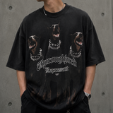 Black Represent Thoroughbred Tee displayed on a flat surface, featuring the brand logo and a classic, casual T-shirt style.