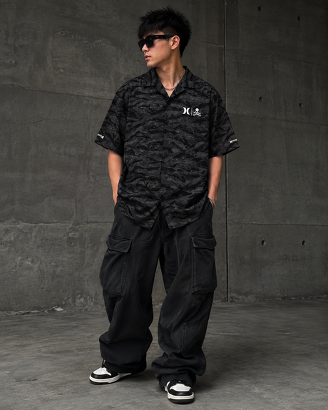 Mastermind Japan Phantom Woven Shirt accessory featuring intricate woven fabric and detailed design.
