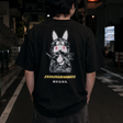 Black FR2 Ninja Tee from the FR2 apparel collection, featuring a bold ninja graphic on soft cotton fabric.