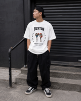 Cole Buxton Fighter Tee, men's casual apparel featuring a classic fit and logo design, displayed on a plain background.