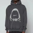 Represent Shark Jaws Hoodie Off Black REPRESENT REPRESENT - originalfook singapore