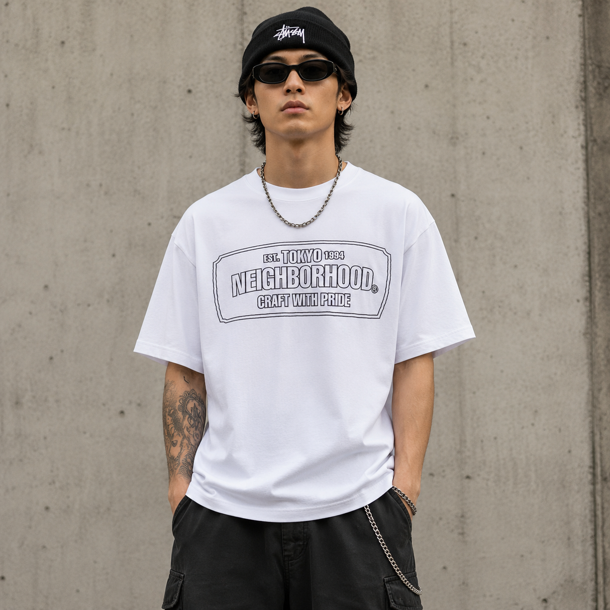 (FINAL SALE)  Neighborhood NH-1 Tee White
