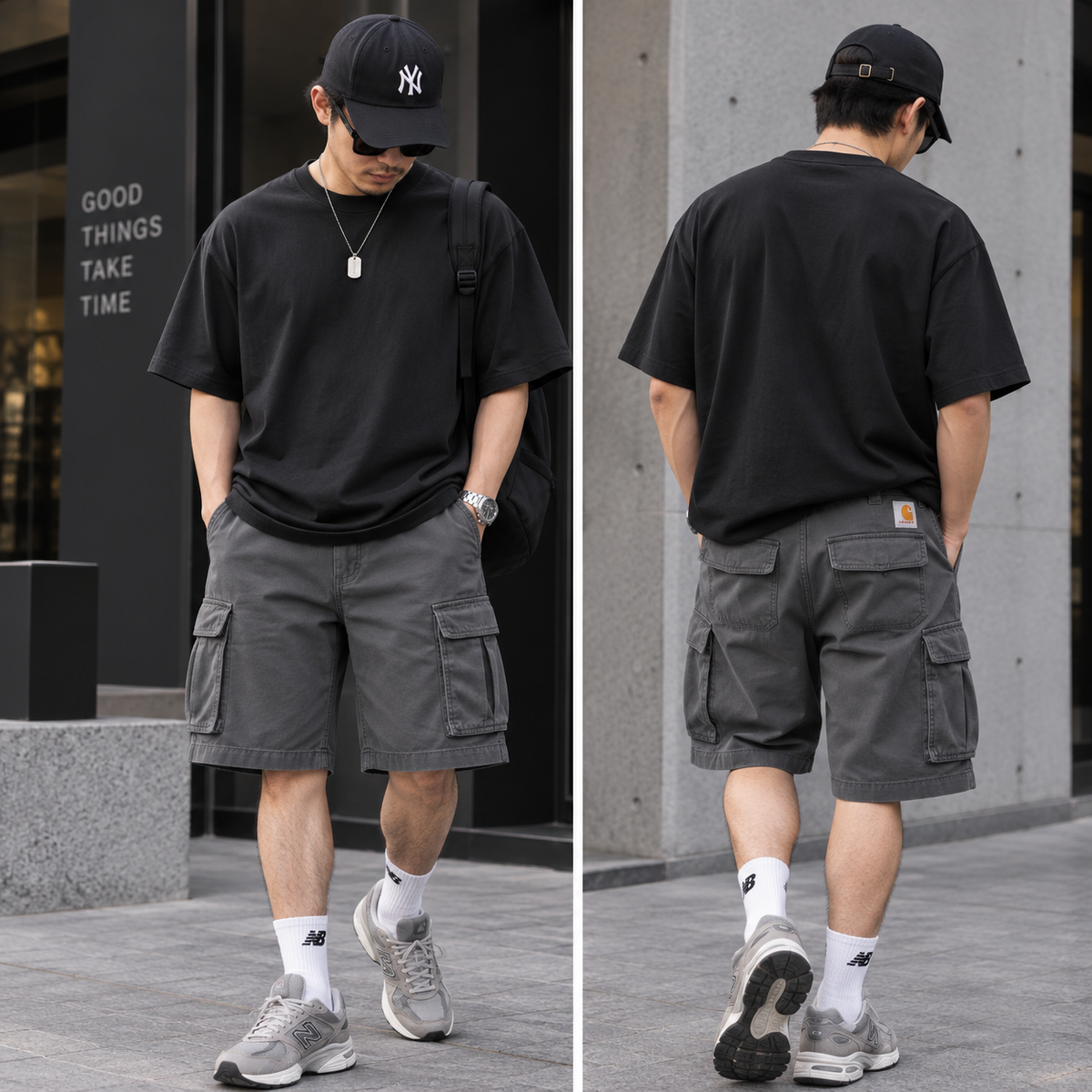 Carhartt Cargo Shorts Shadow Grey