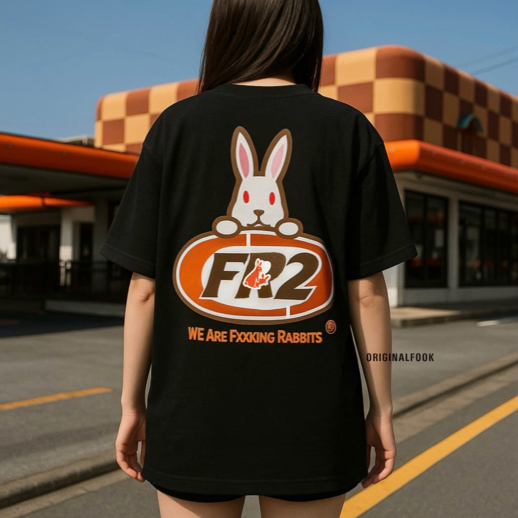 FR2 A&W Rabbit Tee Black (Japan Exclusive)
