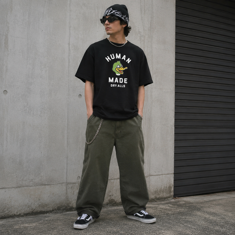 Human Made Duck Tee Black