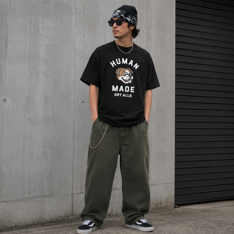 Human Made Bulldog Tee Black
