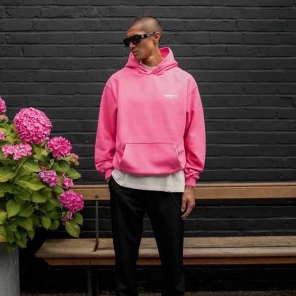 Represent Owners Club Logo Hoodie Bubblegum REPRESENT REPRESENT - originalfook singapore