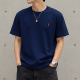 Ralph Lauren Classic Fit Heavyweight Short Sleeve Tee Navy