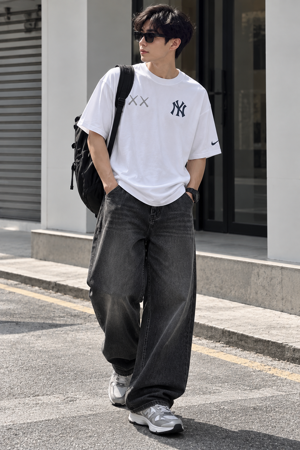 MLB X KAWS X Nike New York Yankees Tee White