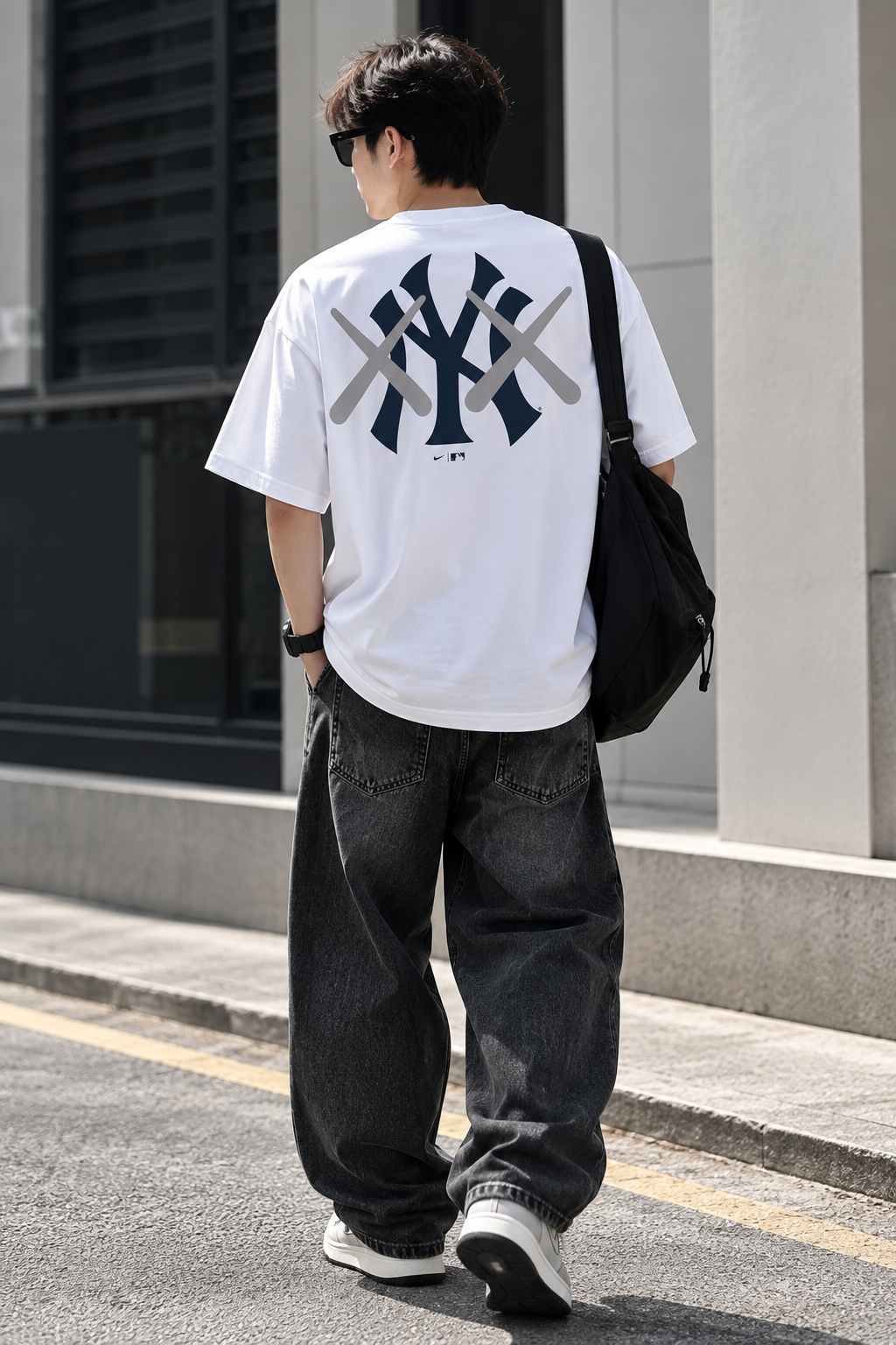 MLB X KAWS X Nike New York Yankees Tee White